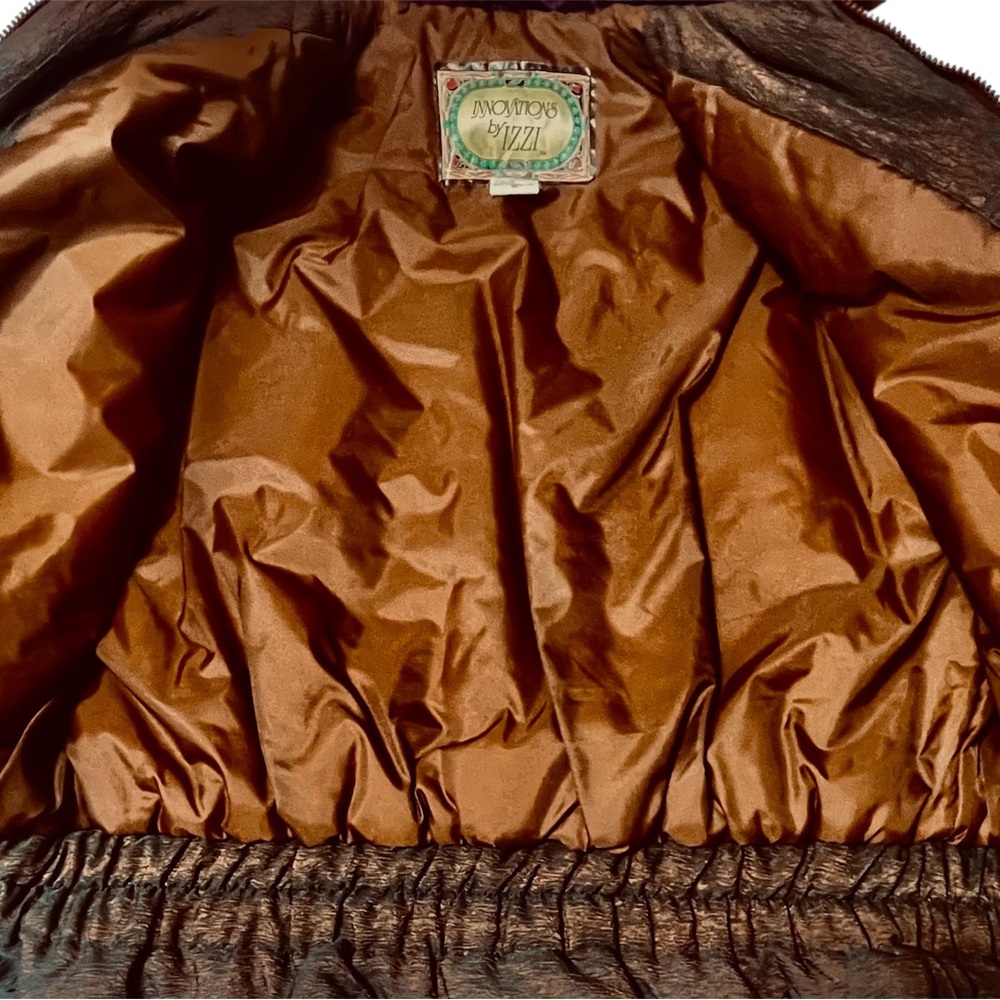 Vintage Puffer Jacket By Izzi Size M Excellent Used Condition - Picture 7 of 7